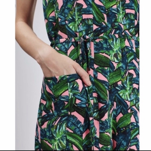 Topshop tropical palms romper 4 - Picture 3 of 16